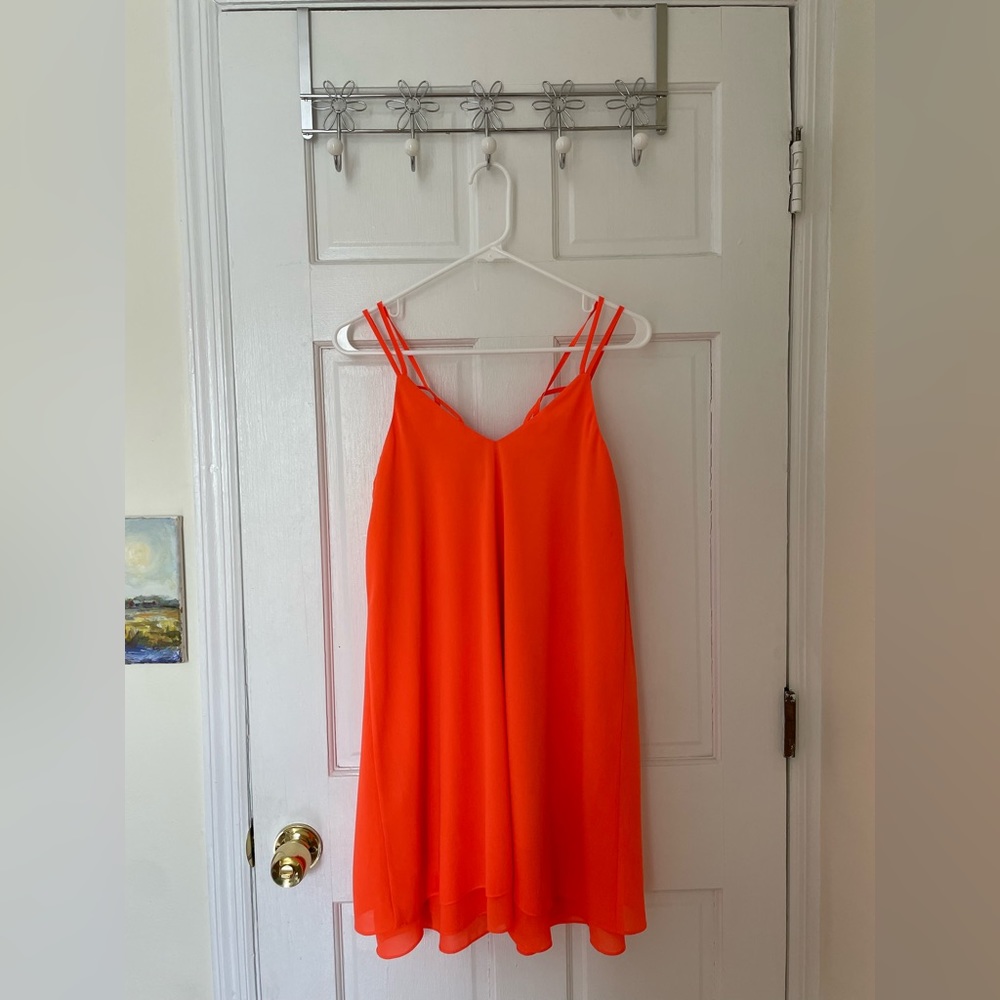 Loveriche Size Small Orange Shift Dress
